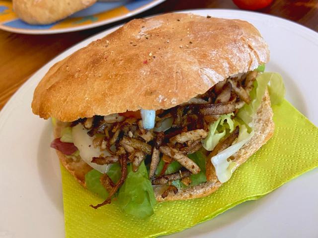 Fladenbrot mit knusprigem Bio Tofustreifen